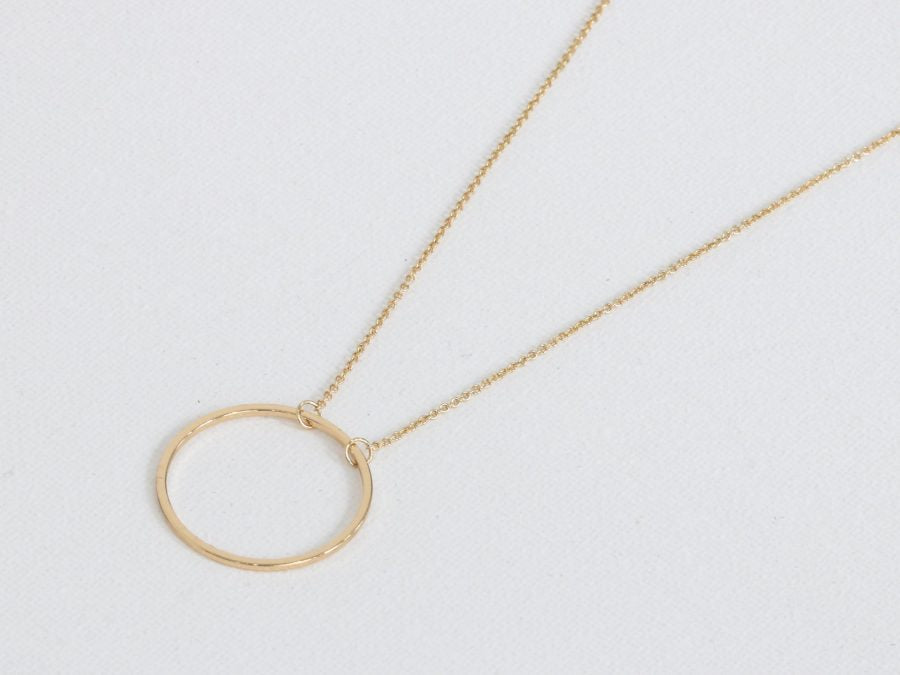 Delicate Hoop Necklace