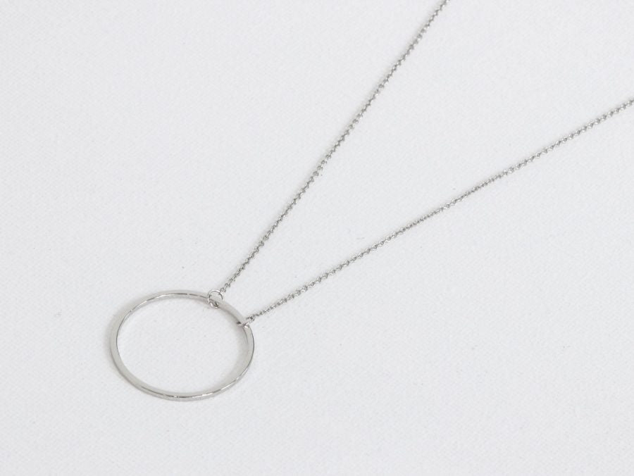 Delicate Hoop Necklace