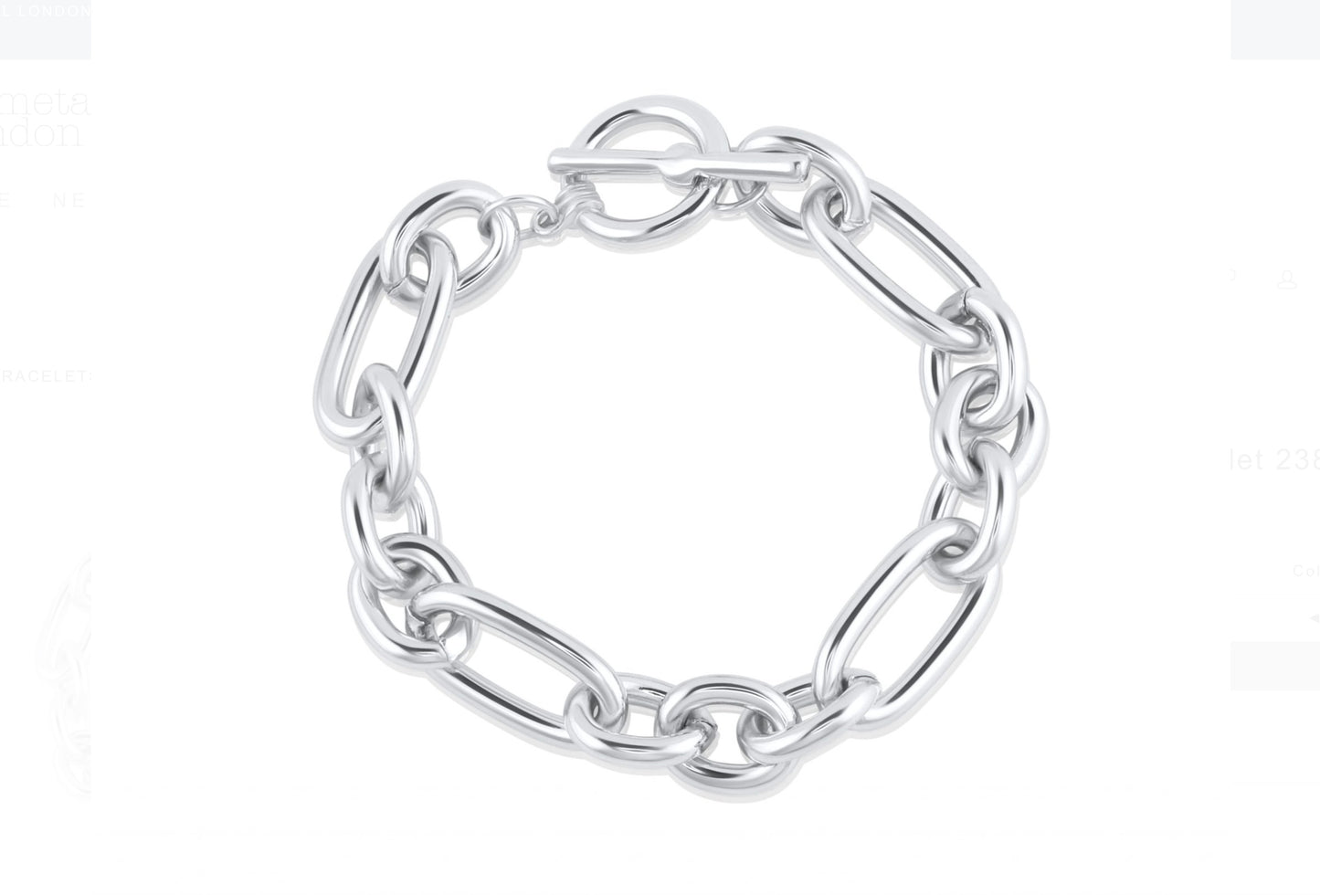 Chunky T-Bar link Bracelet