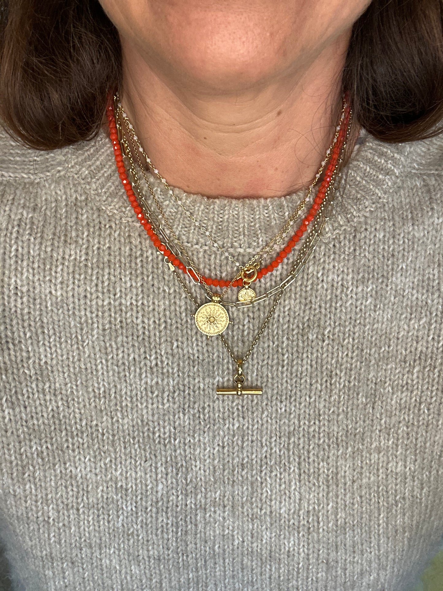 Compass necklace