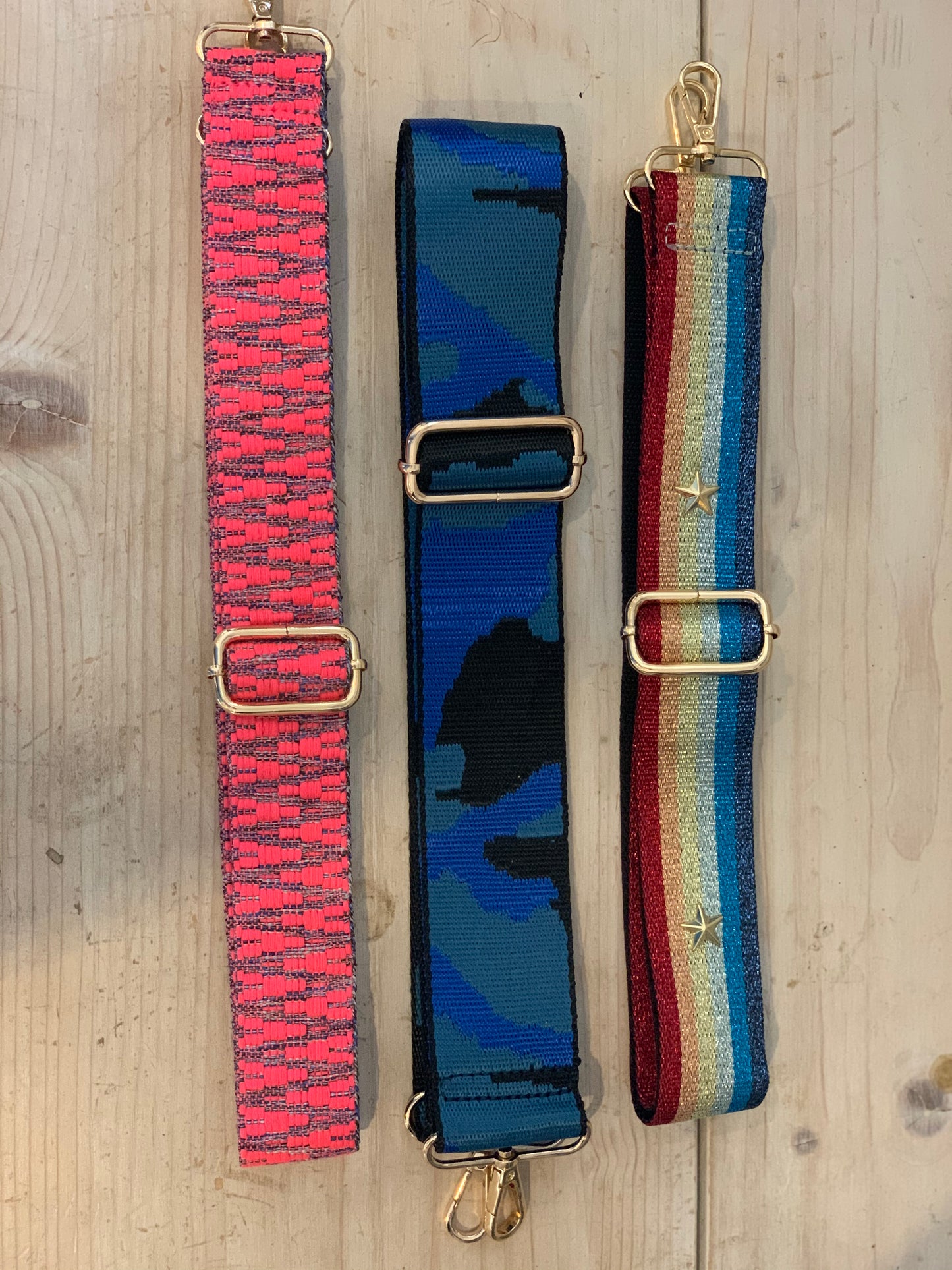 Assorted colourful Handbag Straps