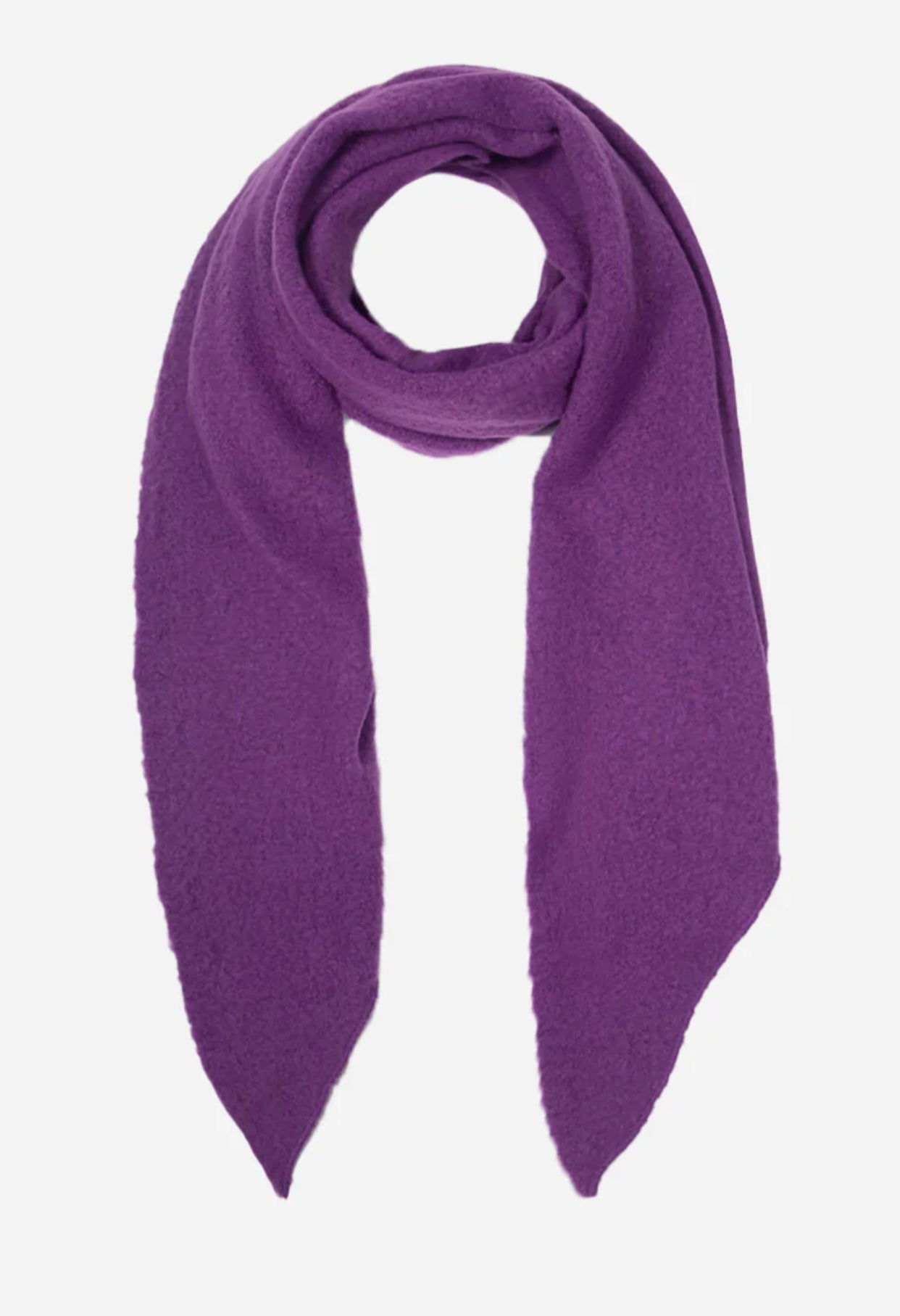 Purple cosy scarf